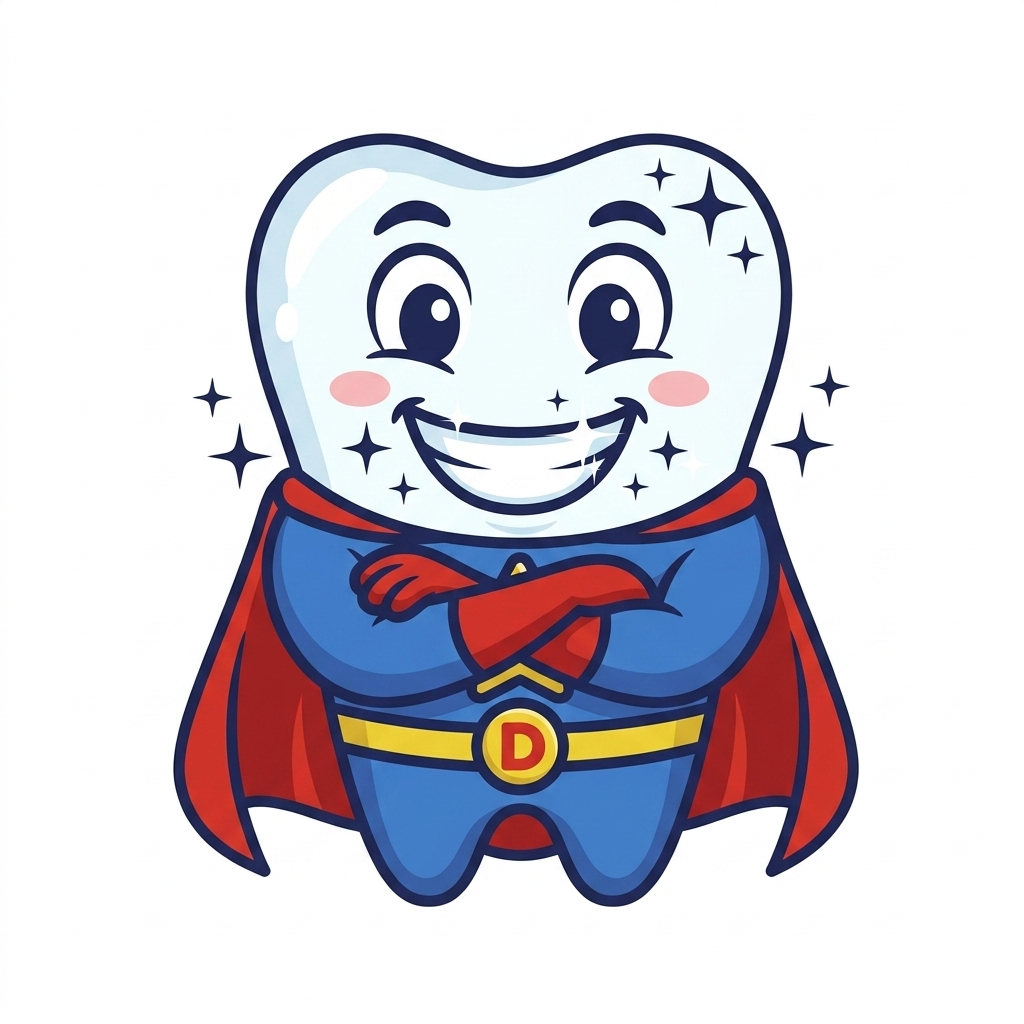 Super Hero Dental Mascot